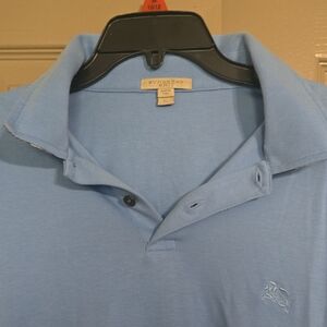 Burberry Sky Blue Polo Shirt for Men